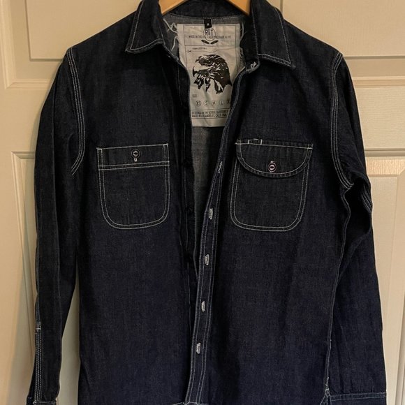 Rogue Territory Selvedge Denim Workshirt S-M - Picture 2 of 13